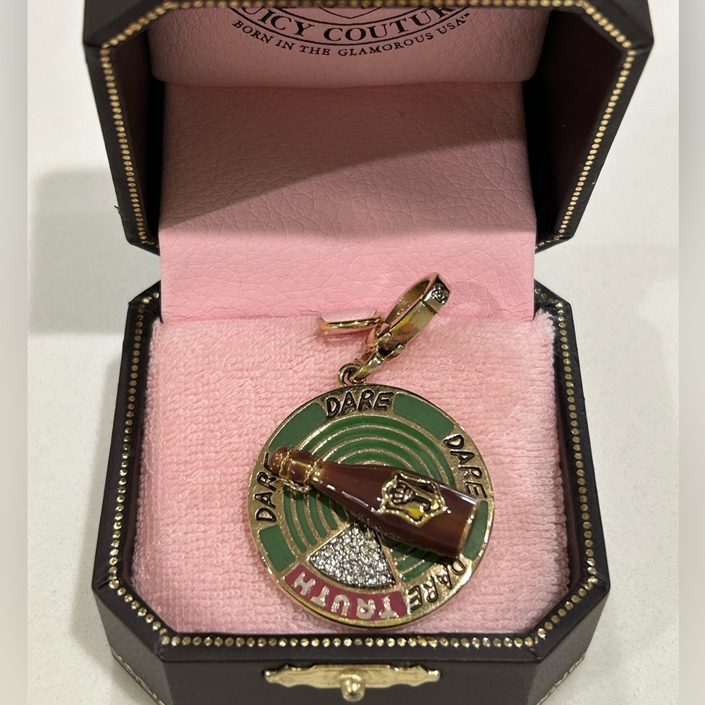 Juicy Couture Spin the Bottle Charm 🍾